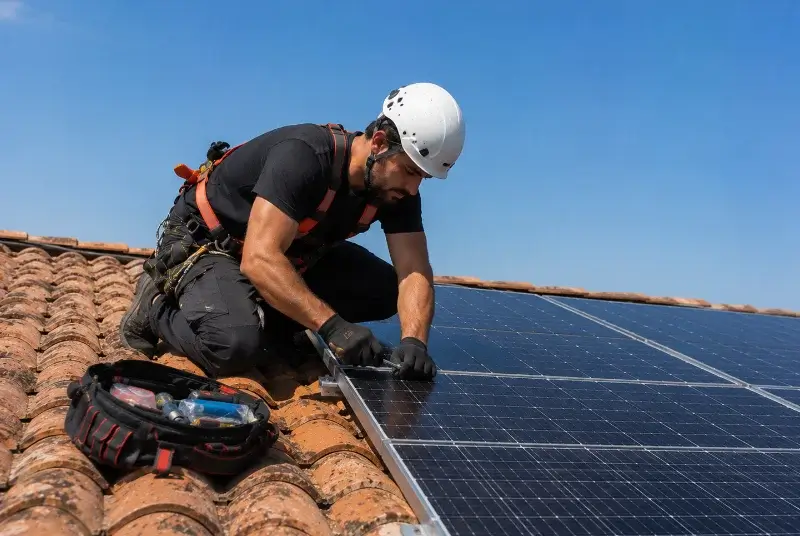 Maintenance et monitoring de panneaux solaires à Dambach-la-Ville